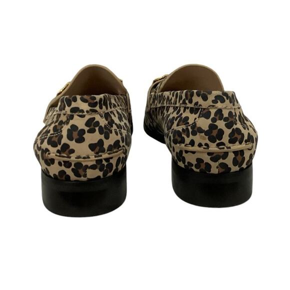 Stuart Weitzman Owen Buckle Loafer In Spotted Cheetah Suede Golden Beige 7.5 - Picture 11 of 15